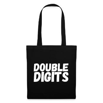 Cadeau de 10e anniversaire, 10 ans, pour garçons et filles - Sac en tissu - noir - Devant