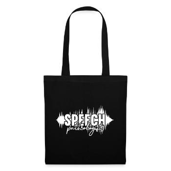 SLP Speech language Pathologist Speechie - Tote Bag - black - Front