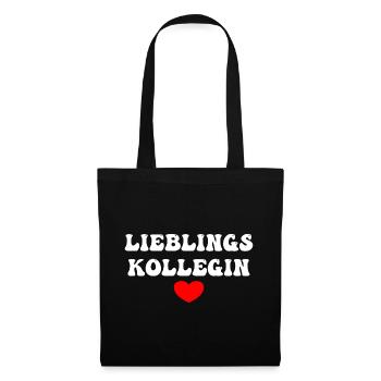 Lieblingskollegin - Stoffbeutel - Schwarz - Vorne