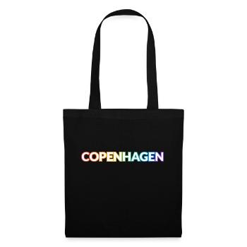Copenhague gay - Sac en tissu - noir - Devant