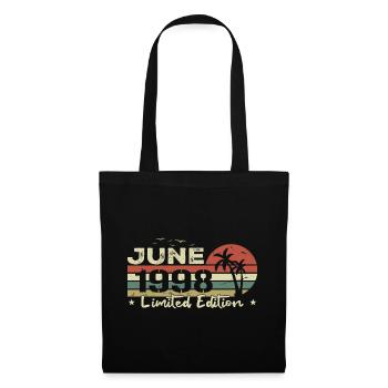 June 26th Anniversary Vintage Born 1998 Vibe - Tote Bag - black - Front