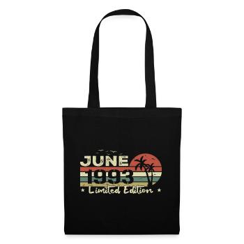 June 31st Anniversary Born 1993 Vibe Vintage - Tote Bag - black - Front