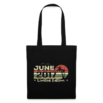 June 7th Anniversary Born 2017 Vibe - Tote Bag - black - Front