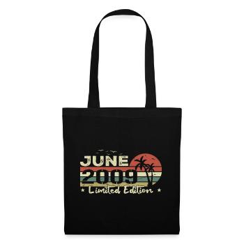 millésime de juin 15e anniversaire né 2009 vibe - Sac en tissu - noir - Devant