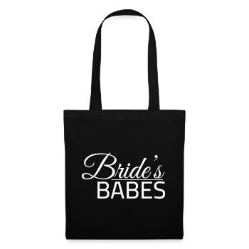 Bride's Babes - Bridesmaids Maid of Honor Bride - Tote Bag - black - Front