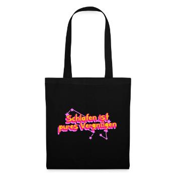 Pure pleasure of sleeping - Tote Bag - black - Front