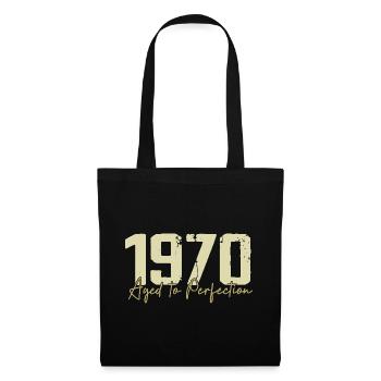 Original 1970 Rétro Cadeau d’anniversaire des années 1970 Années 1970 - Sac en tissu - noir - Devant