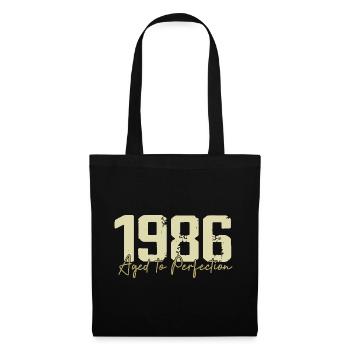 Original 1986 Rétro 1986 Cadeau d’anniversaire 1986 - Sac en tissu - noir - Devant