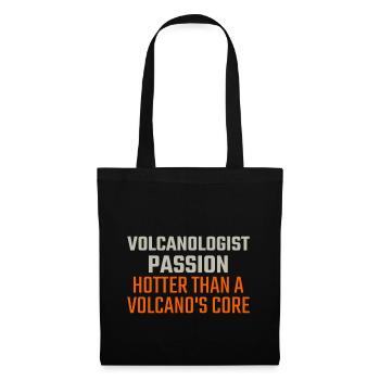 Volcanologist Passion Volcanology - Stoffbeutel - Schwarz - Vorne