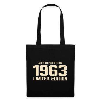 1963 Limited edition 1963 Geburtstag 1963 Retro - Stoffbeutel - Schwarz - Vorne