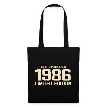 1986 Limited edition 1986 Birthday 1986 Retro - Tote Bag - black - Front