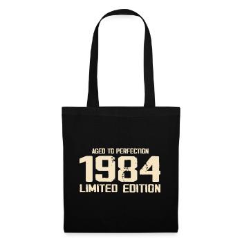 1984 Limited edition 1984 Geburtstag 1984 Retro - Stoffbeutel - Schwarz - Vorne