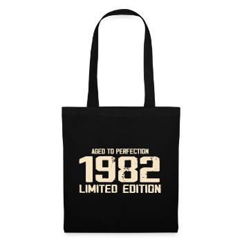 1982 Limited edition 1982 Geburtstag 1982 Retro - Stoffbeutel - Schwarz - Vorne