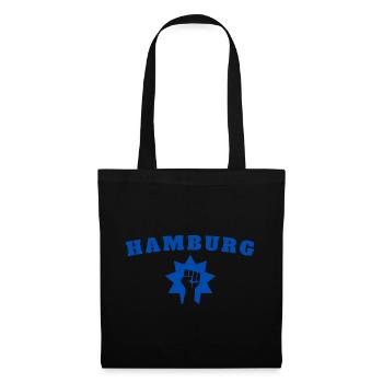 Hambourg - Sac en tissu - noir - Devant