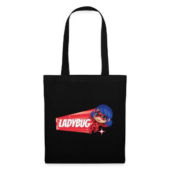 Talking Tom & Friends X Miraculous Ladybug  - Sac en tissu - noir - Devant