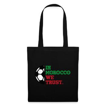 In Morocco we trust - Stoffbeutel - Schwarz - Vorne