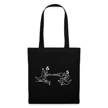 6th Birthday Party 6 Birthday Boy Gift - Tote Bag - black - Front