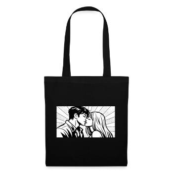 love in motion - Stoffbeutel - Schwarz - Vorne