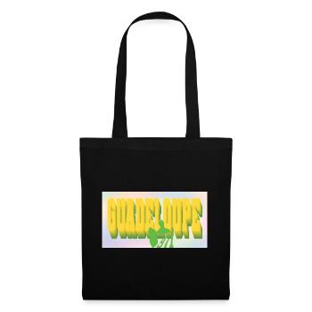 Guadeloupe 971 Souvenir-Geschenkkarte - Stoffbeutel - Schwarz - Vorne
