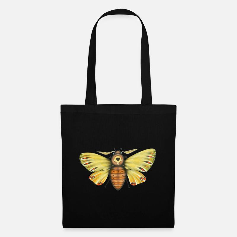Fat moth - Tote Bag - black
