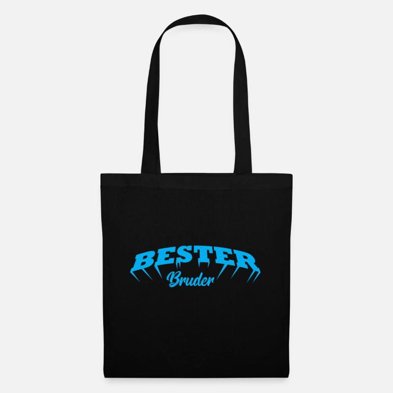 Bester Bruder - Stoffbeutel - Schwarz