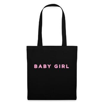 Baby Girl Girl Power - Tote Bag - black - Front