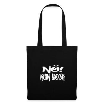 Pas de bouc - Sac en tissu - noir - Devant