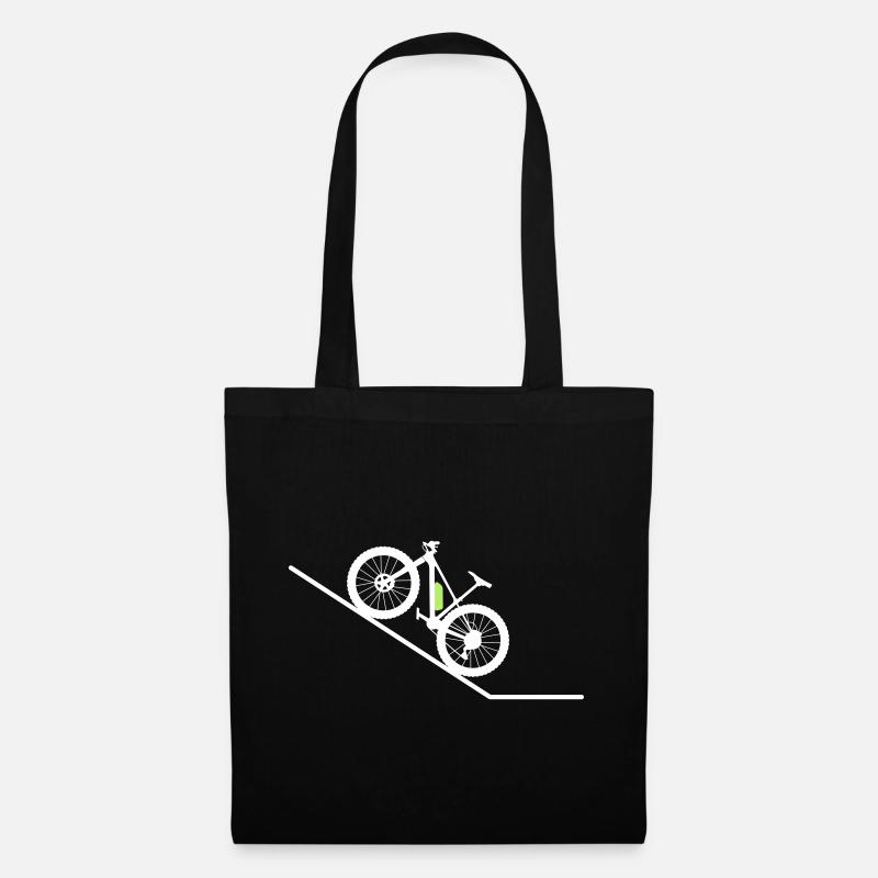 Ebike Mountainbike Ooohh EASY Designfarbe wählbar - Stoffbeutel - Schwarz