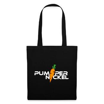 Pumpernickel Karotte - Stoffbeutel - Schwarz - Vorne