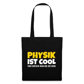 theoretischer physiker physik cool geschenkidee - Stoffbeutel - Schwarz - Vorne