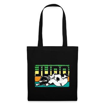 Judo Judoka Sportif Idée cadeau - Sac en tissu - noir - Devant