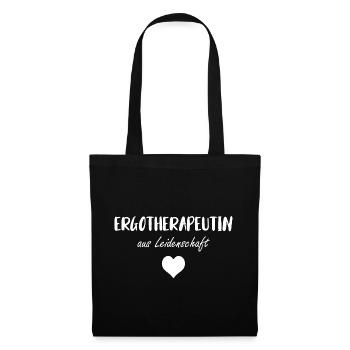 ERGOTHERAPEUTIN ERGOTHERAPIE - Stoffbeutel - Schwarz - Vorne