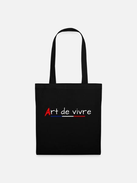 Art de vivre - Sac en tissu - noir