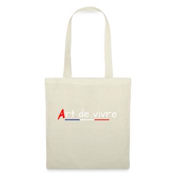 Art de vivre - Sac en tissu - nature - Devant