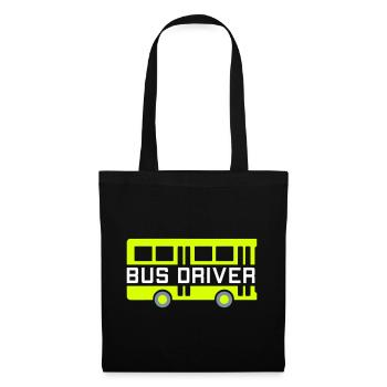 Bus driver (zwei Bushälften) - Stoffbeutel - Schwarz - Vorne