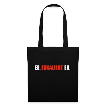 Ça s’intensifie de toute façon en disant que la fête boit - Sac en tissu - noir - Devant