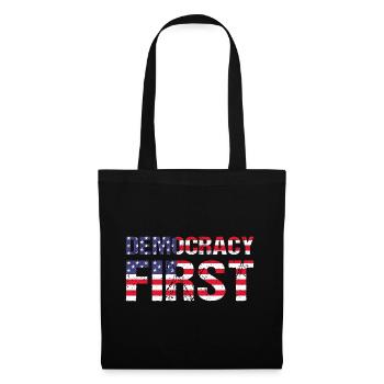 Democracy First USA Democracy Freedom - Tote Bag - black - Front