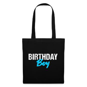 Birthday Boy - Stoffbeutel - Schwarz - Vorne