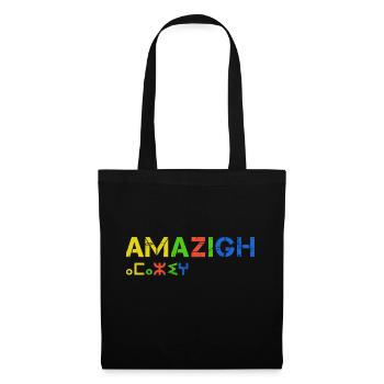 Amazigh Kabyle Tifinagh Patriotic Colorful Vintage - Tote Bag - black - Front