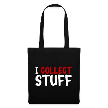 Je collectionne des trucs 2 - Sac en tissu - noir - Devant