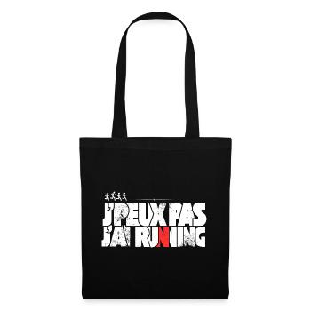 J'peux pas j'ai Running - Sac en tissu - noir - Devant
