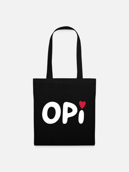 Opi - Stoffbeutel - Schwarz