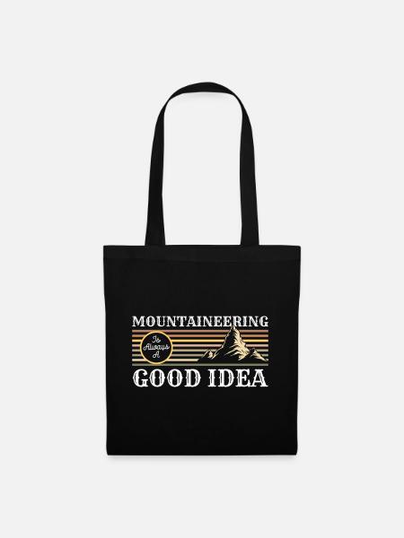 Climbing, Rocks, Sport Climbing, Alps - Tote Bag - black