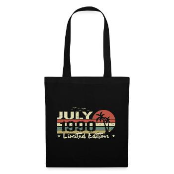 July 34th Anniversary Born 1990 Vibe - Tote Bag - black - Front