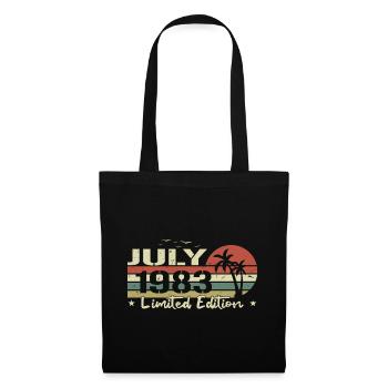 July 41st Anniversary Vintage Born 1983 Vibe - Tote Bag - black - Front