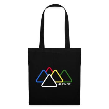 Alpiniste Alpiniste Commerce Escalade Bergfex Montagnes - Sac en tissu - noir - Devant