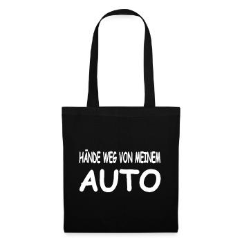 Voiture - Sac en tissu - noir - Devant
