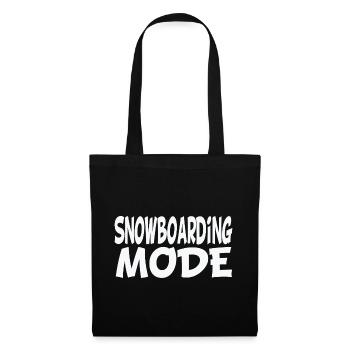 Snowboarding fashion - Tote Bag - black - Front