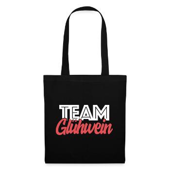 Team Mulled Wine Christmas Market Christmas Saying - Tote Bag - black - Front