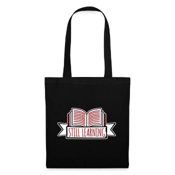 Toujours en apprentissage, progression, motivation des élèves - Sac en tissu - noir - Devant